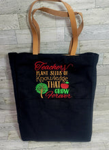 Load image into Gallery viewer, Teachers Inspiration Tote bag