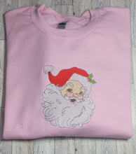 Load image into Gallery viewer, Santa Crewneck, Santa Face Crewneck, Vintage Santa Sweatshirt,