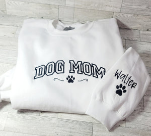 Dog Mom  Sweatshirt, Mom Sweatshirt,