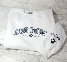 Load image into Gallery viewer, Dog Mom  Sweatshirt, Mom Sweatshirt,