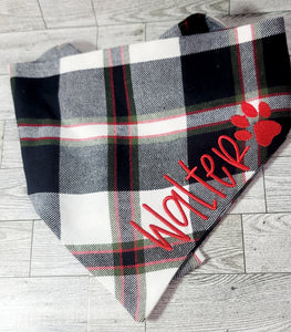 Personalized Dog Bandana/Custom Dog Bandana/Embroidered Dog Bandana/Dog Scarf