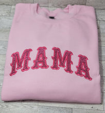 Load image into Gallery viewer, Mama CrewneckSweatshirt, Mom Crewneck sweatshirt,