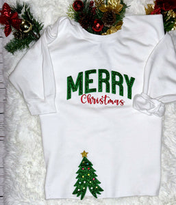 Christmas crewneck sweatshirt, Merry christmas crewneck, side bow crewneck