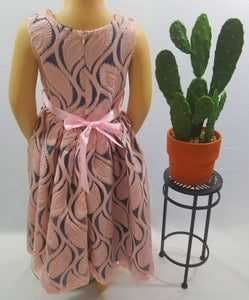 Dressy Lace Peach dress