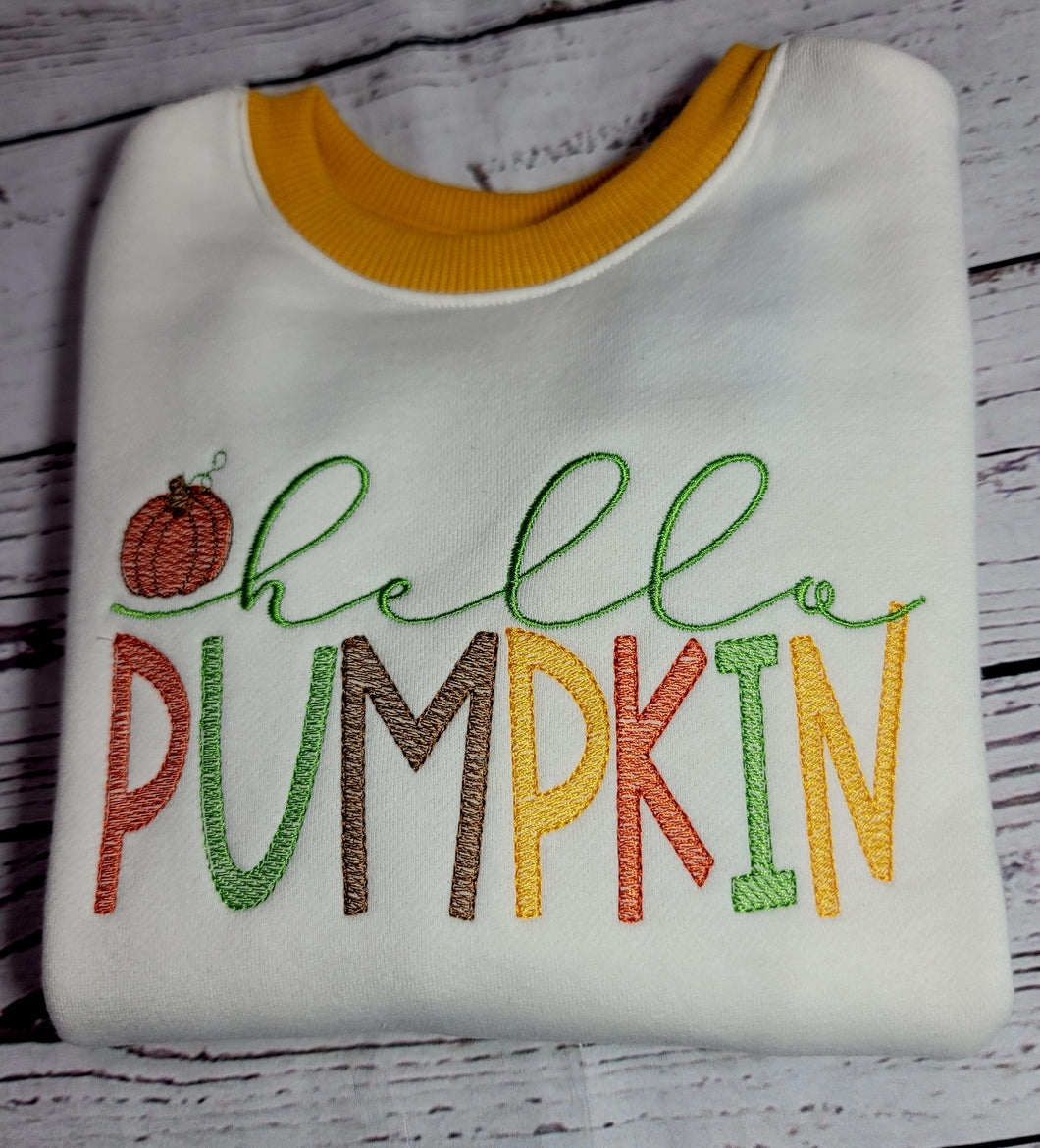 Embroidered Kids /Toddler Crewneck/Fall Crewneck