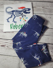 Load image into Gallery viewer, Handmade Personalozed Christmas Trex Skeliton Outfit