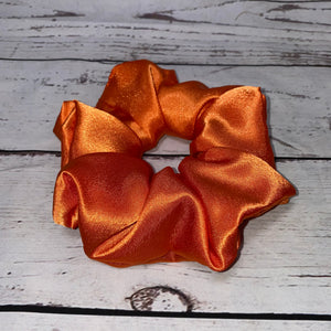 Tangerine Jumbo Scrunchie