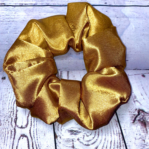 Gold Jumbo Scrunchie