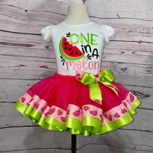 Load image into Gallery viewer, One in a Melon Tutu Outfit