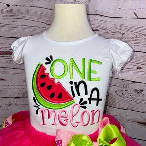 One in a Melon Tutu Outfit