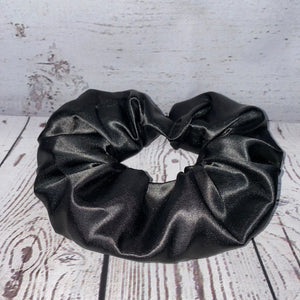 Black Jumbo Scrunchie