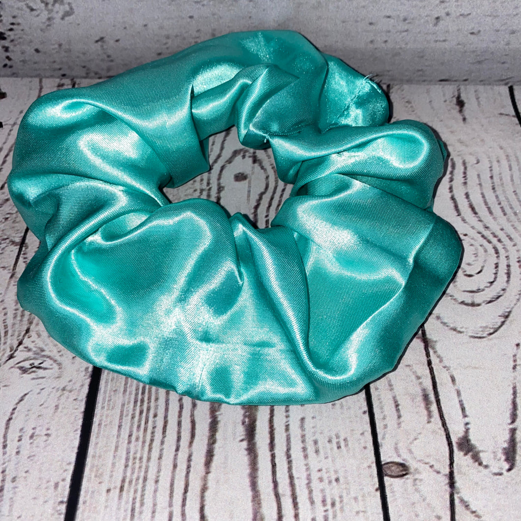 Turquoise Jumbo Scrunchie