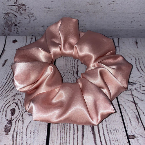 Peach Pink Jumbo Scrunchie