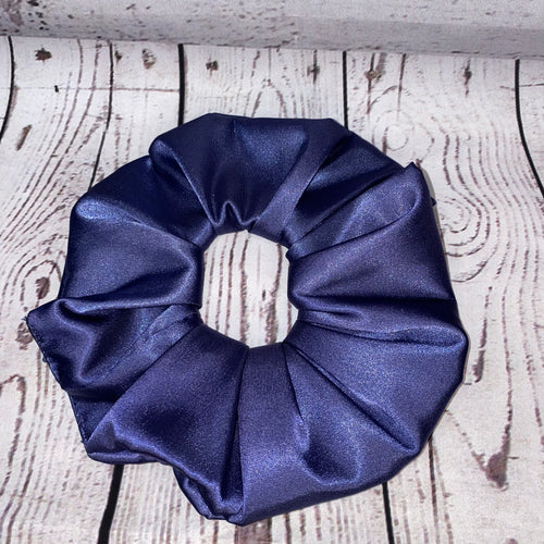 Steel Blue Jumbo Scrunchie