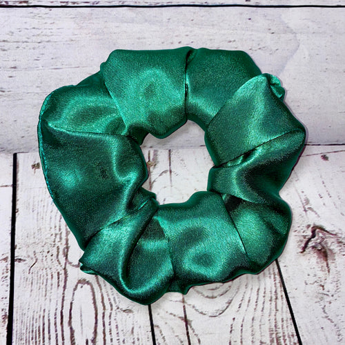 Peacock Green Jumbo Scrunchie