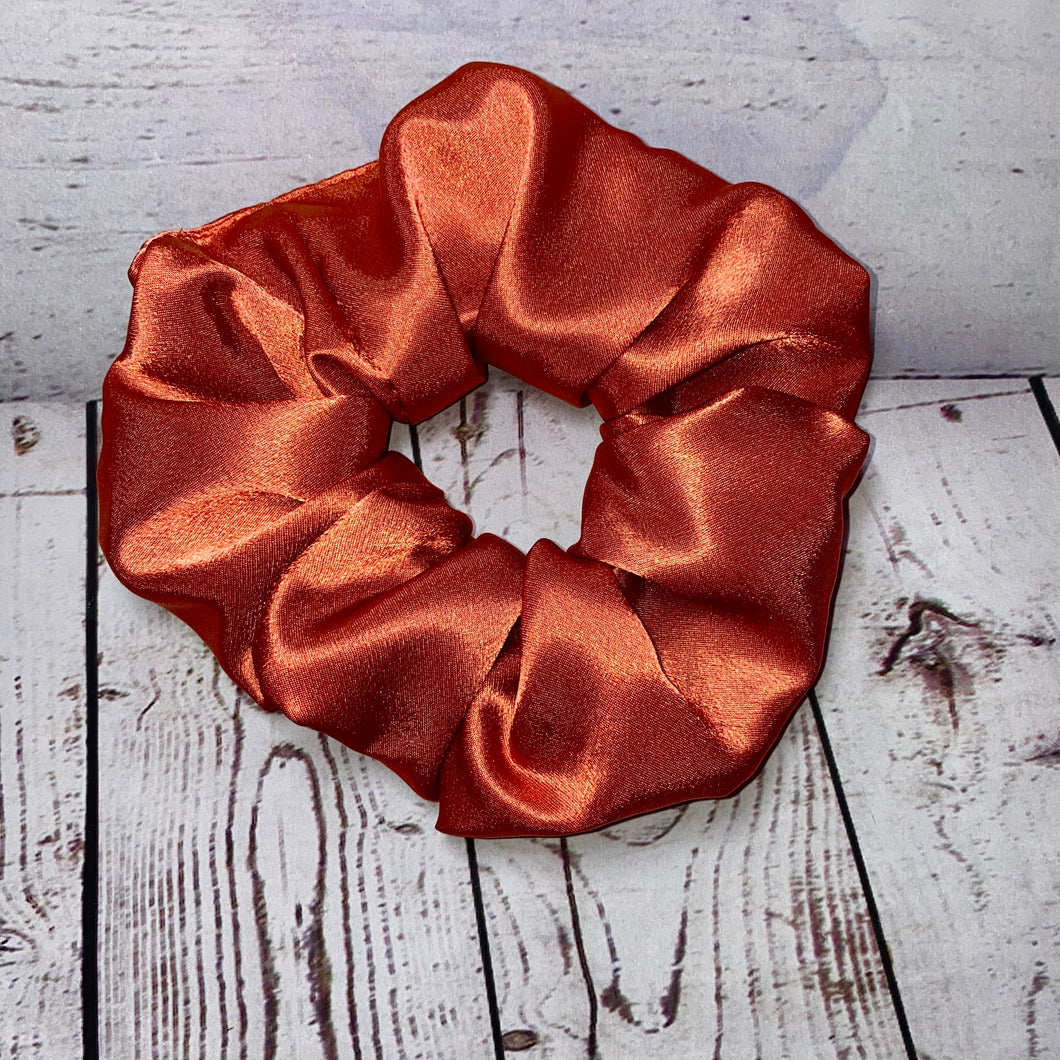 Burnt Orange Jumbo Scrunchie